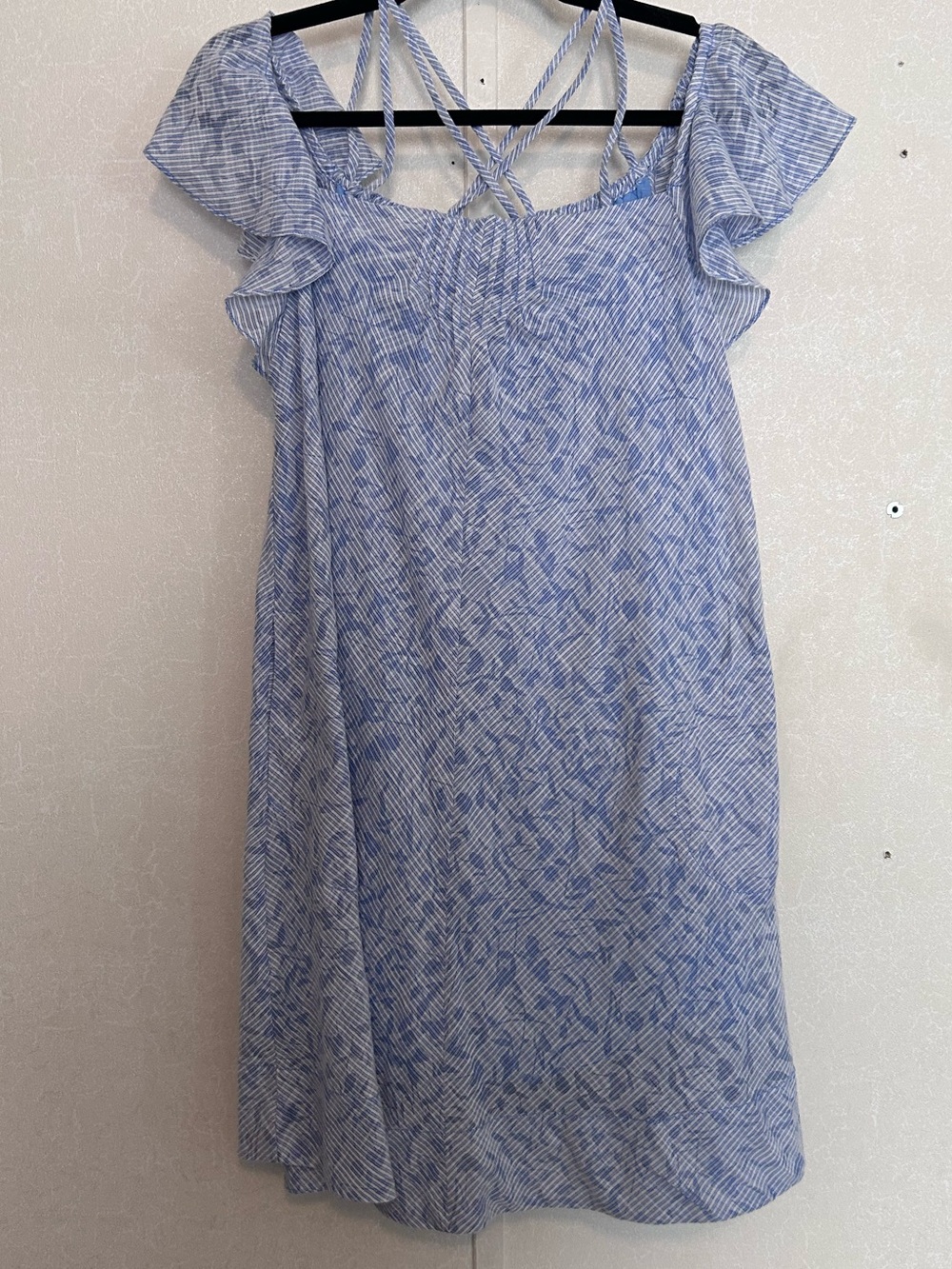 HD in Paris | Light Blue Ruffle Strap Summer Dress | Size Small